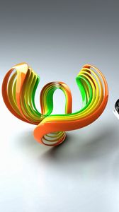 Превью обои спирали, разноцветный, форма, фигура, поверхность