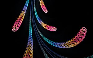 Превью обои спирали, узоры, фрактал, разноцветный