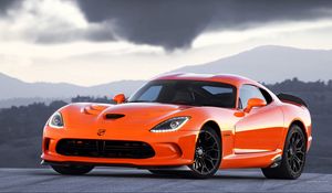 Превью обои srt viper, авто, стиль, свет