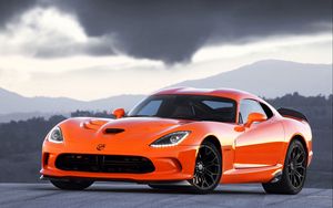 Превью обои srt viper, авто, стиль, свет