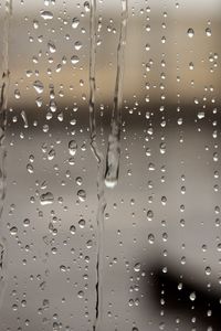 Превью обои стекло, капли, дождь, макро, мокрый, прозрачный