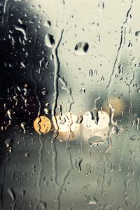 Превью обои стекло, капли, дождь, влага