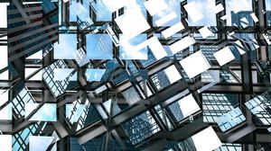 Превью обои стекло, отражение, архитектура, здание