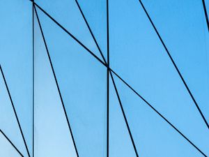 Превью обои стекло, узор, треугольники