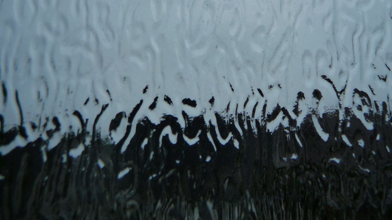 Обои стекло, вода, размытость, искажение
