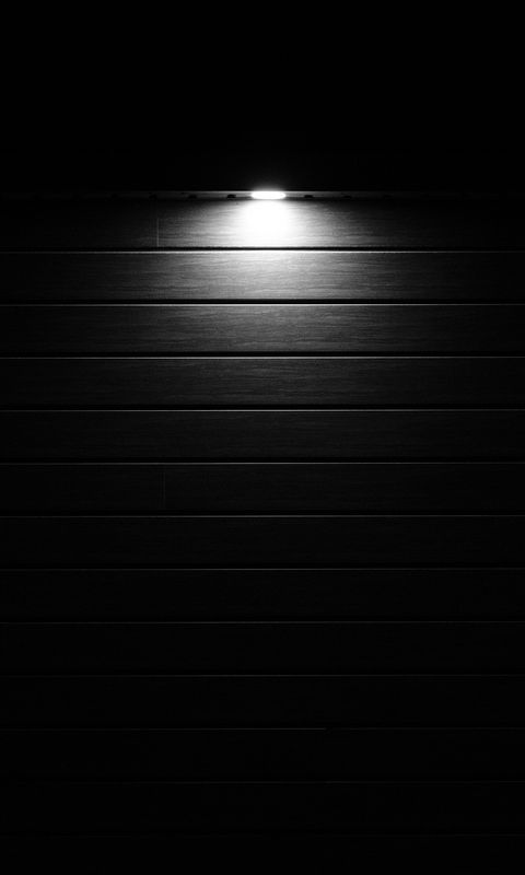 480x800 Обои стена, доски, свет, черно-белый, черный