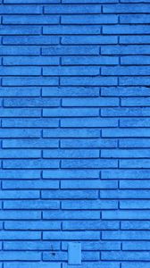 Превью обои стена, кирпич, шершавый, поверхность, текстура, синий