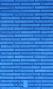 Превью обои стена, кирпич, шершавый, поверхность, текстура, синий