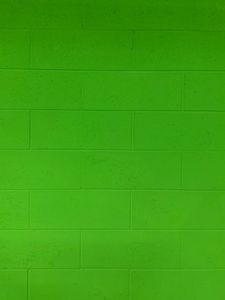 Превью обои стена, кирпич, зеленый, текстура