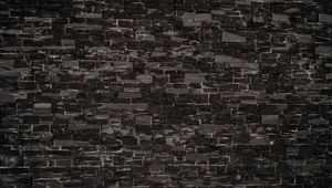 Превью обои стена, кирпичи, поверхность, текстура, серый