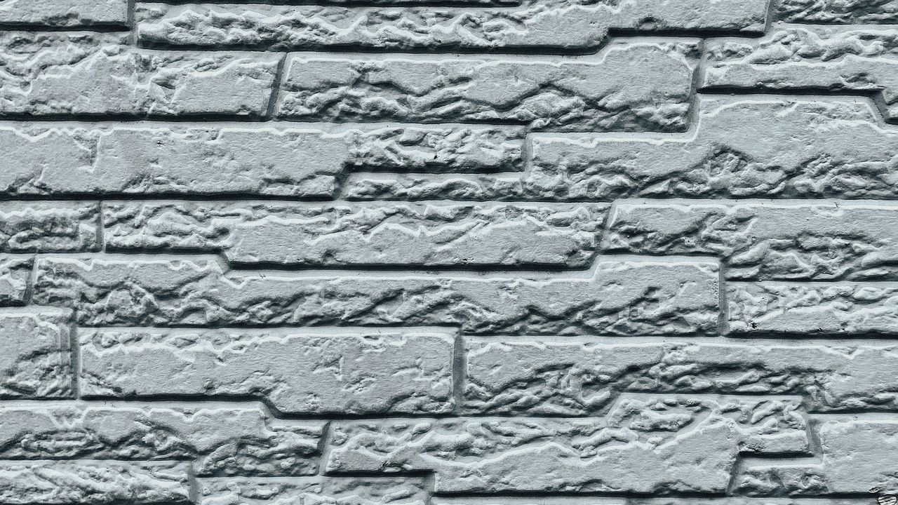 Обои стена, кирпичи, шершавый, текстура, серый