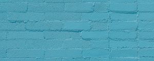 Превью обои стена, кирпичный, голубой, текстура