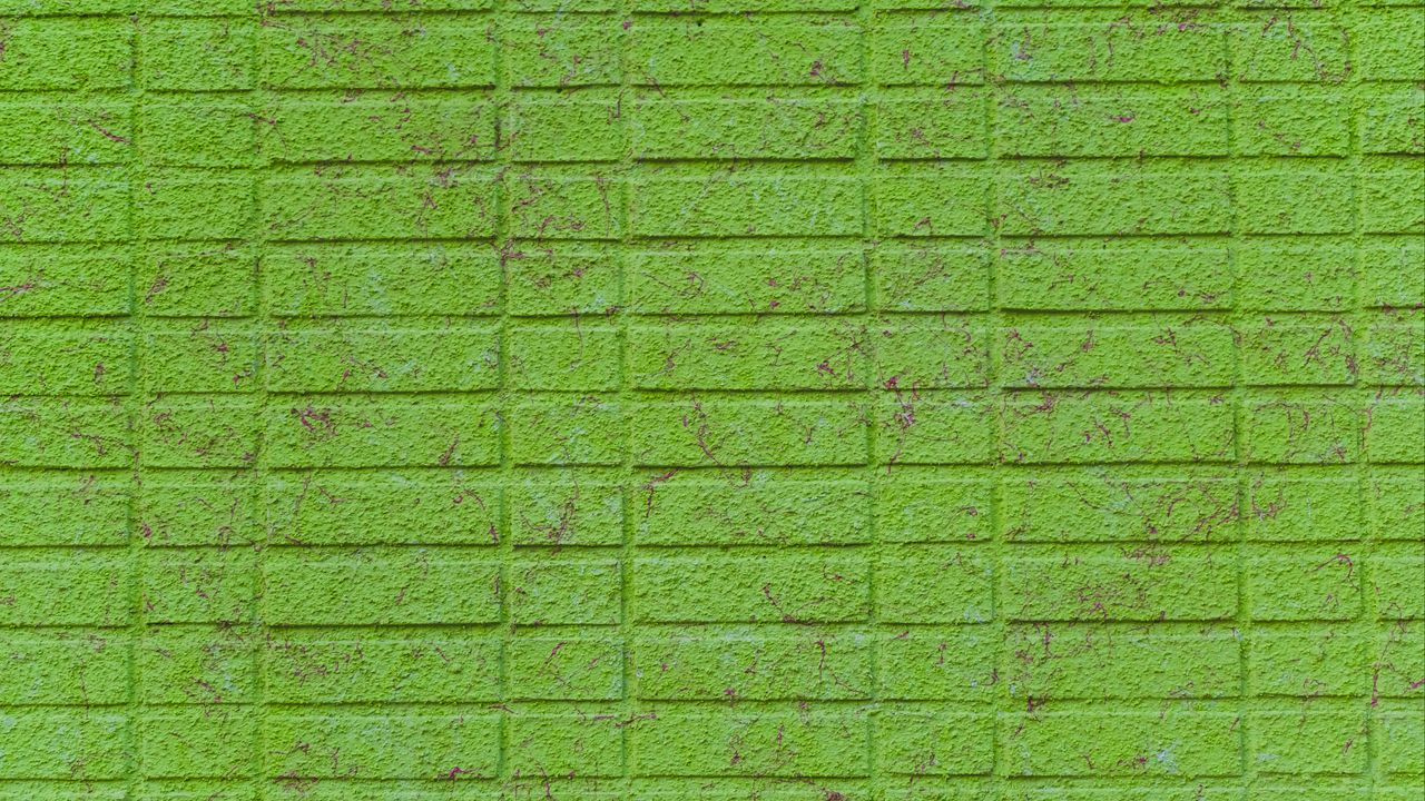 Обои стена, кирпичный, зеленый, поверхность