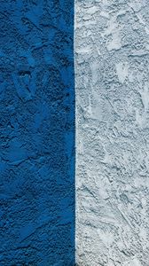 Превью обои стена, краска, синий, белый, текстура