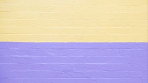 Превью обои стена, краска, текстура, желтый, фиолетовый