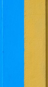 Превью обои стена, краска, текстура, желтый, синий