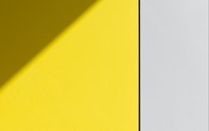 Превью обои стена, полосы, линия, минимализм, желтый, серый