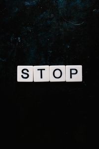 Превью обои стоп, буквы, слово