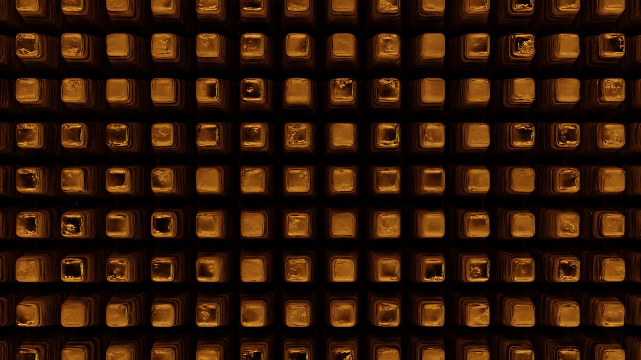 Обои структура, 3d, золотой, глубина, поверхность