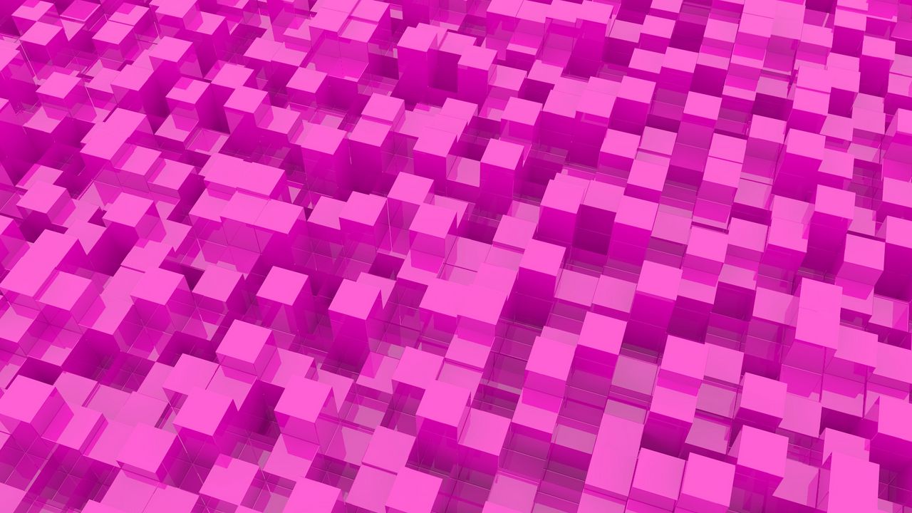 Обои структура, кубический, фиолетовый, 3d, объем