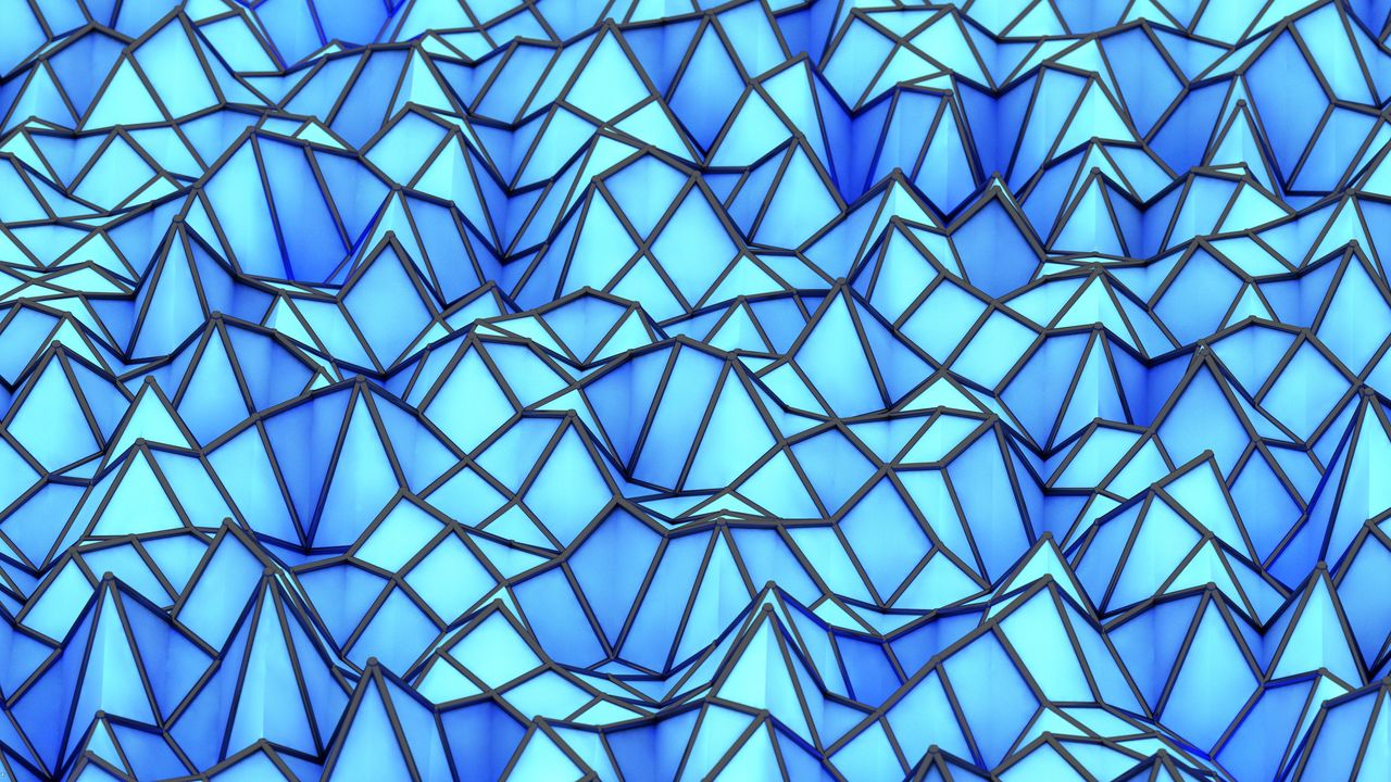 Обои структура, рельеф, 3d, объем, голубой