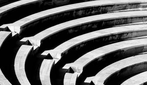 Превью обои ступени, тень, свет, чб