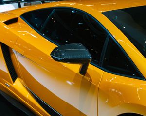 Превью обои суперкар, спорткар, вид сбоку