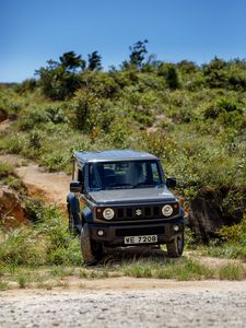 Превью обои suzuki, джип, внедорожник, вид спереди