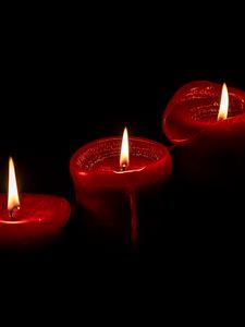 Превью обои свечи, свечение, огонь