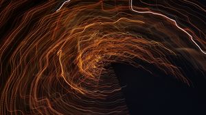 Превью обои свет, искажение, размытость, линии, абстракция