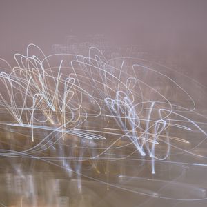Превью обои свет, линии, длинная выдержка, абстракция