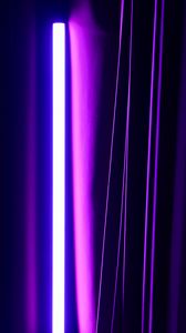 Превью обои свет, неон, линии, фиолетовый, абстракция