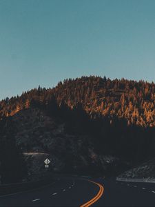 Превью обои тахо, калифорния, дорога, горы