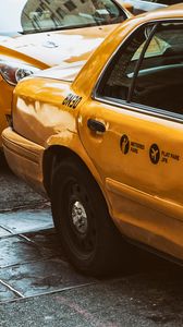 Превью обои такси, авто, нью-йорк