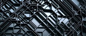 Превью обои текстура, линии, запутанный, 3d