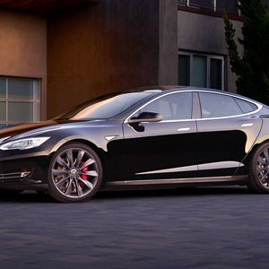 Превью обои tesla model s, tesla motors, вид сбоку