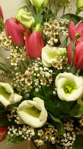 Превью обои тюльпаны, цветы, букет, композиция