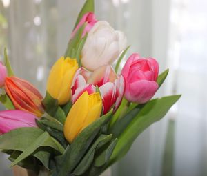 Превью обои тюльпаны, цветы, яркие, букет, весна