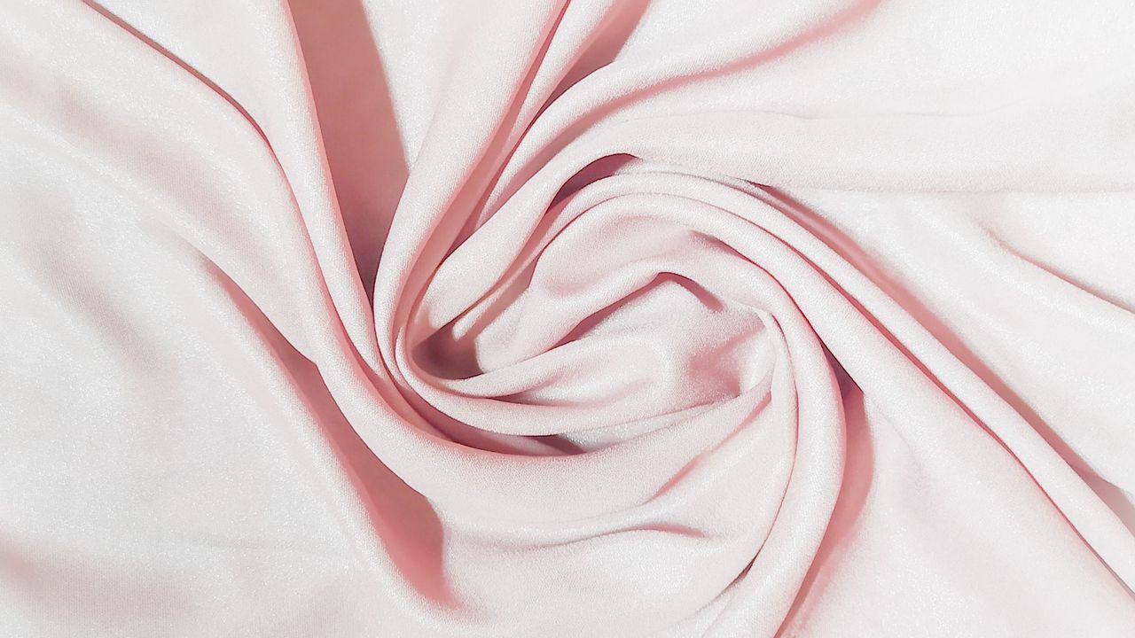 Обои ткань, складки, закручивание, спираль, розовый
