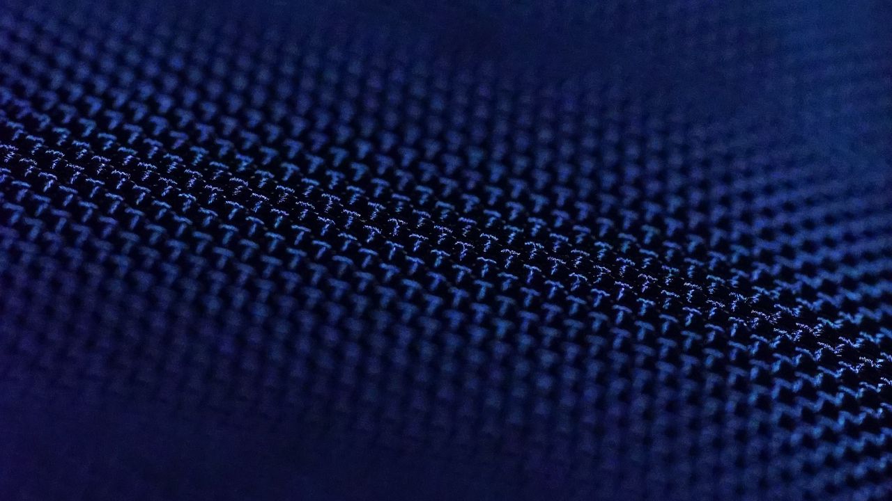 Обои ткань, текстура, синий, макро