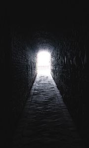 Превью обои тоннель, арка, темный