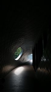 Превью обои тоннель, коридор, темный, архитектура, здание