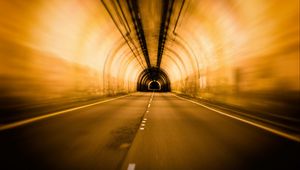 Превью обои тоннель, подземный, погружение, размытость