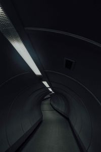 Превью обои тоннель, подземный, темный, освещение, здание