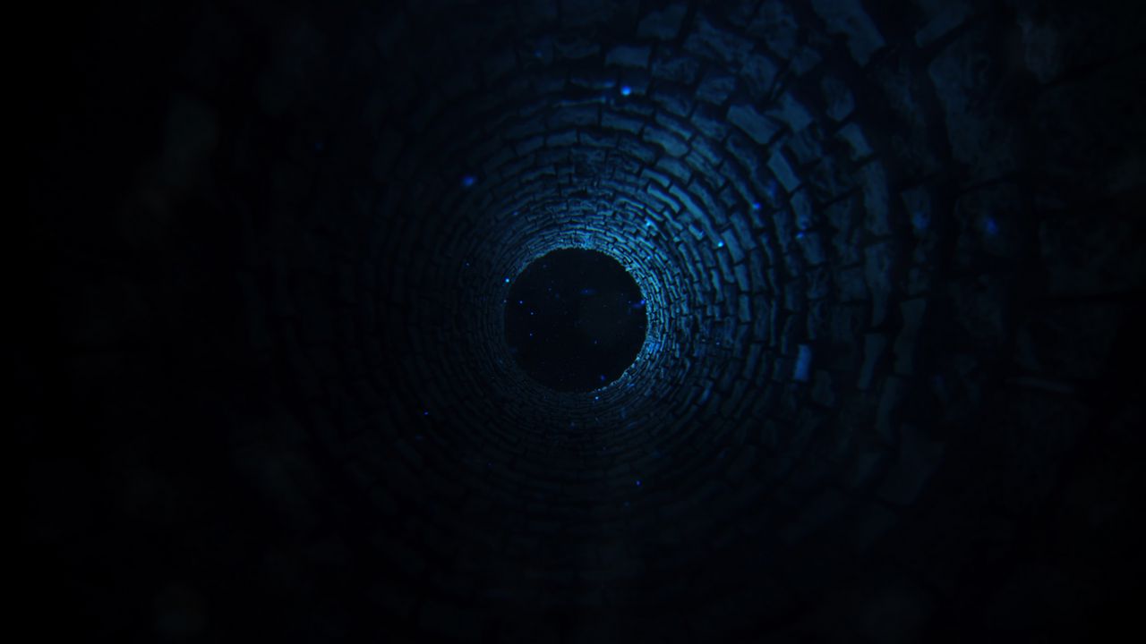 Обои тоннель, погружение, темный, круг