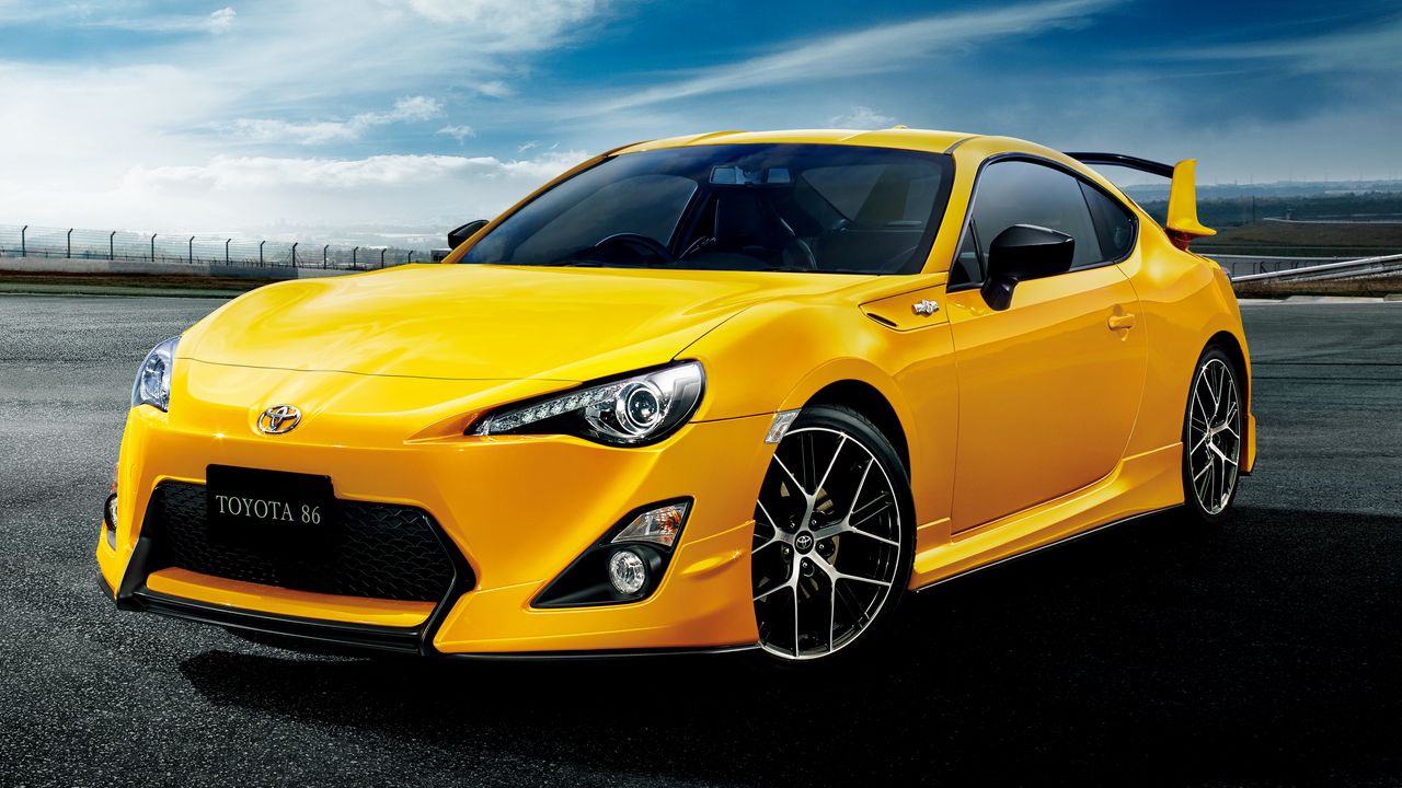 Обои toyota, 2015, gt86, желтый