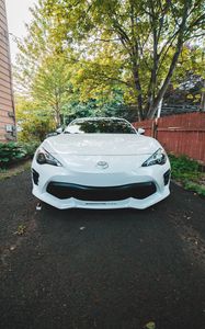 Превью обои toyota, автомобиль, спорткар, вид спереди