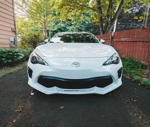 Превью обои toyota, автомобиль, спорткар, вид спереди