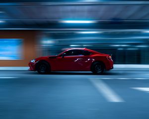 Превью обои toyota gt86, toyota, автомобиль, вид сбоку