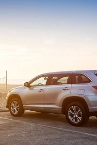 Превью обои toyota, highlander, вид сбоку